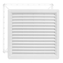 Rama de aerisire Haco, cu plasa, 30x30 cm, alb